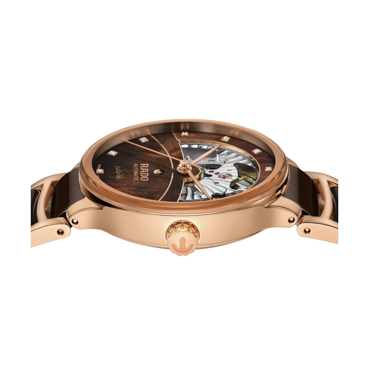 ZEGAREK RADO Centrix Automatic Diamonds Open Heart