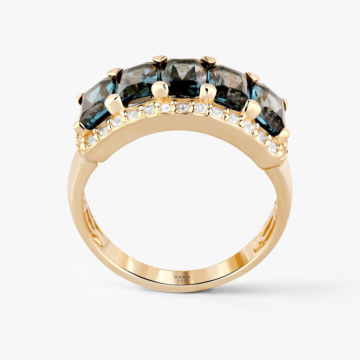 Pierścionek złoty Diva