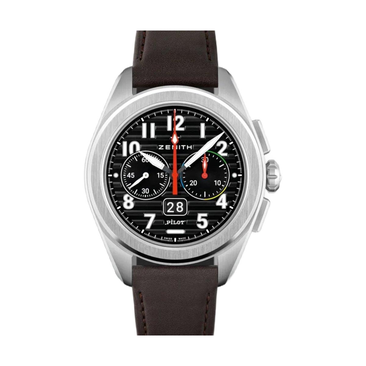 ZEGAREK ZENITH PILOT BIG DATE FLYBACK CHRONOGRAPH