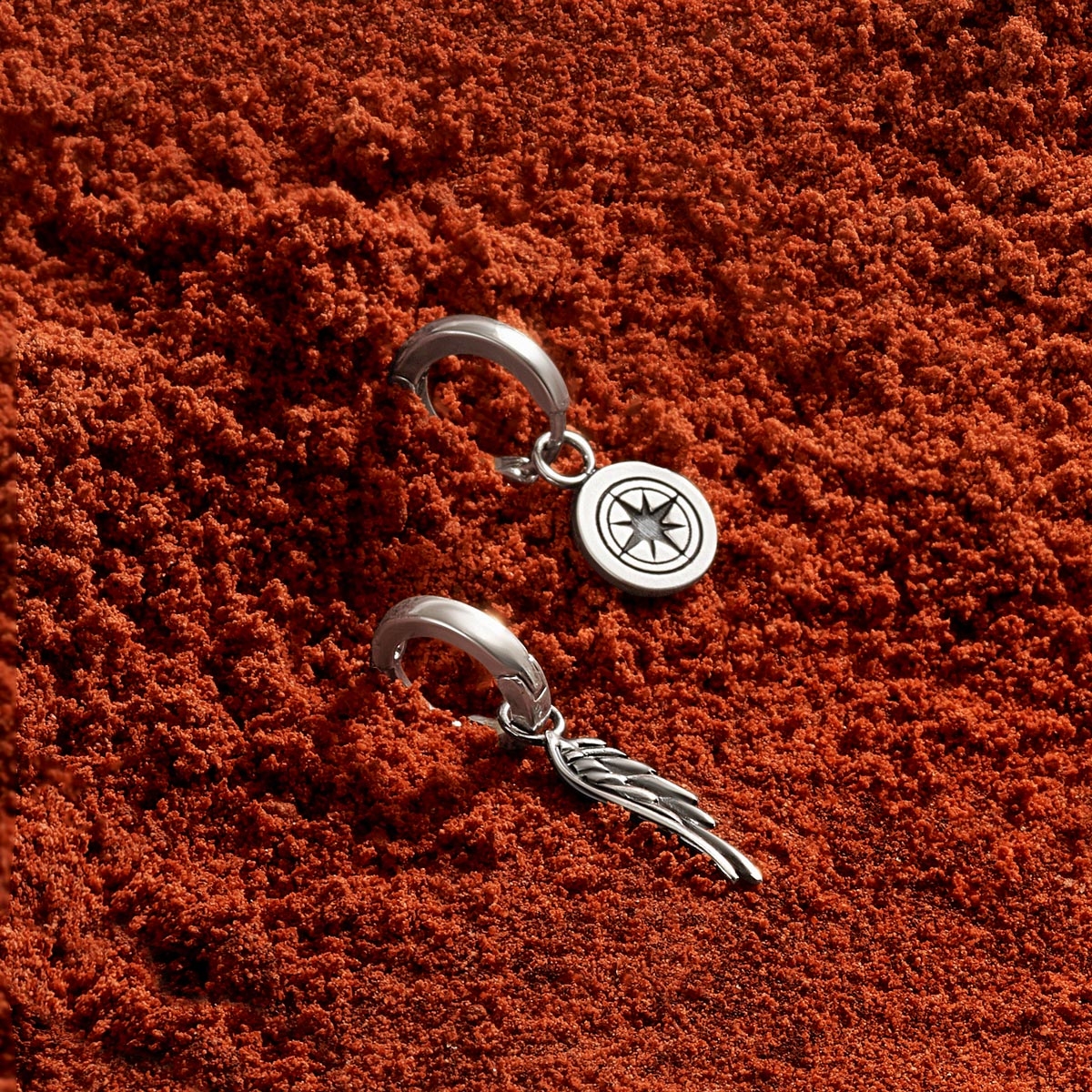 Kolczyki srebrne Freedom