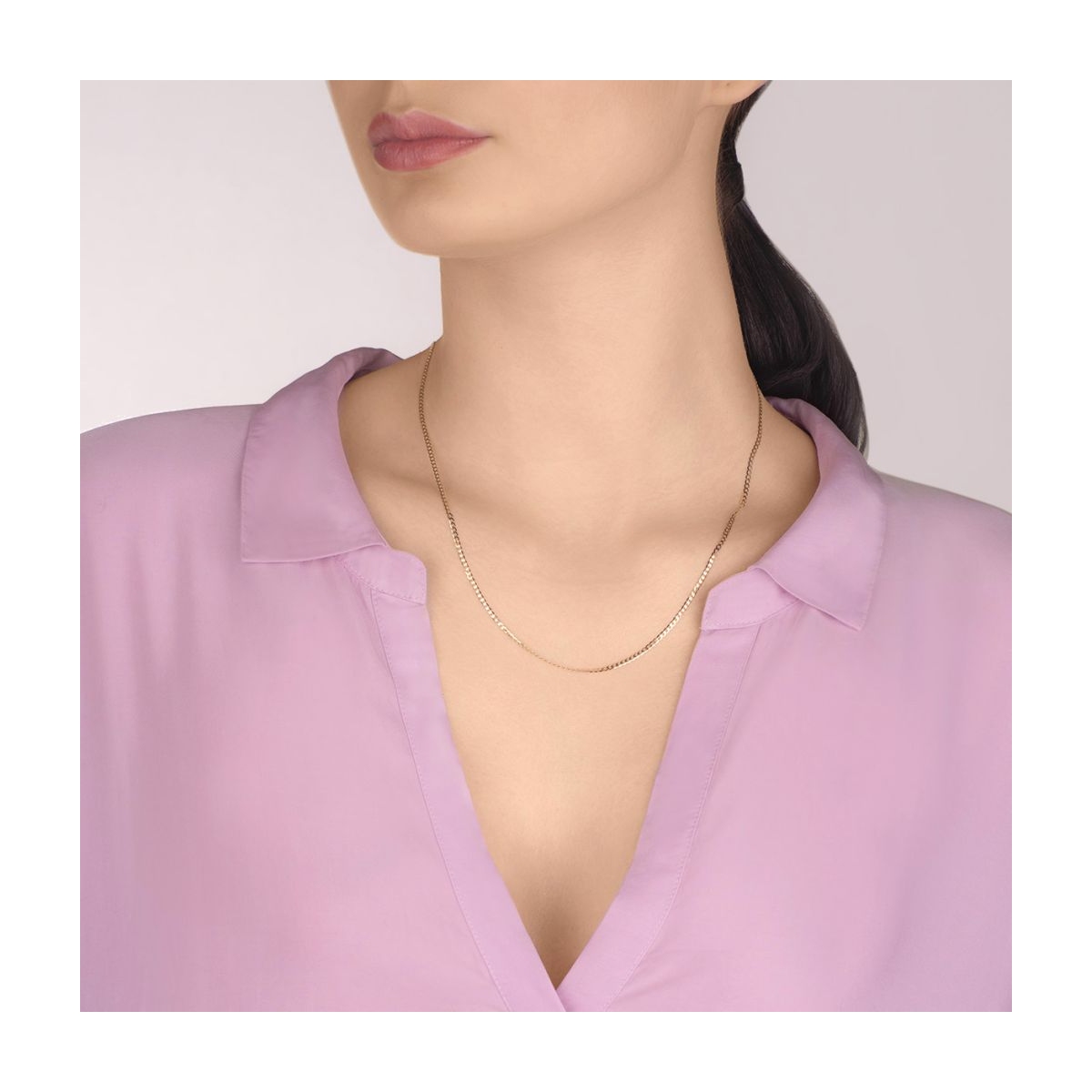 Łańcuszek złoty pancerka