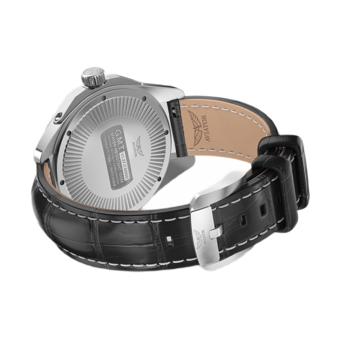 ZEGAREK AVIATOR AIRACOBRA GMT