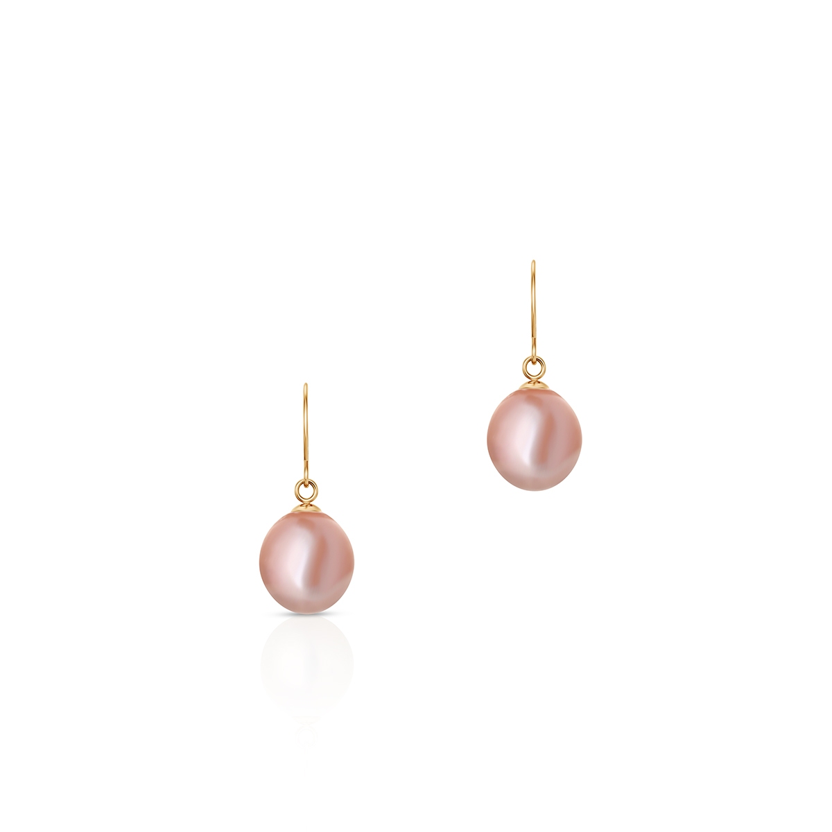 Kolczyki złote z perłą