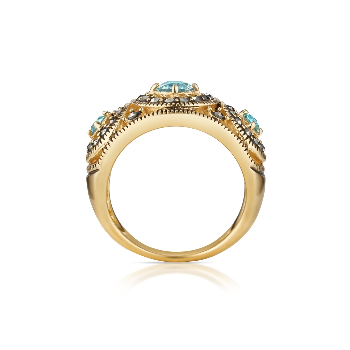 Pierścionek srebrny Royal