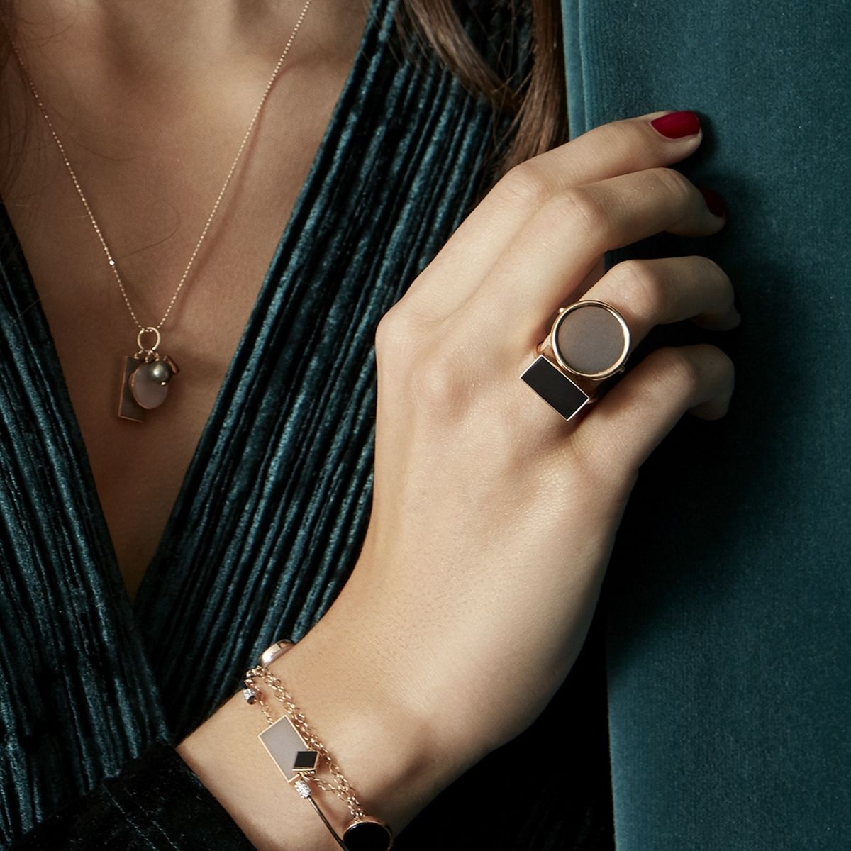 Pierścionek złoty Ginette NY