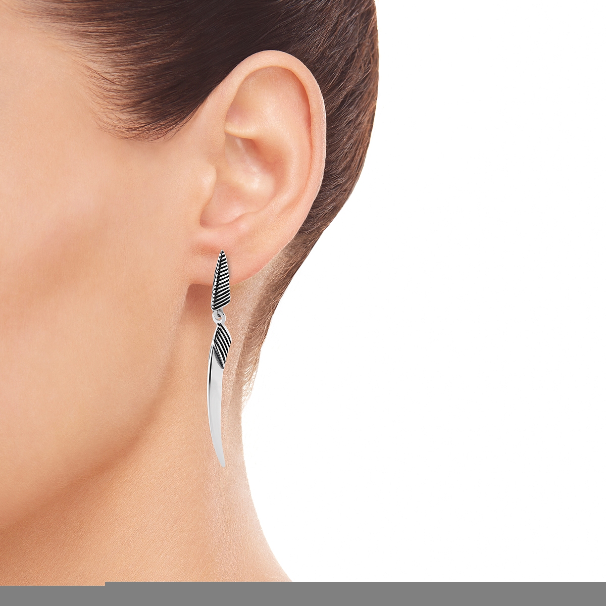 Kolczyki srebrne Freedom