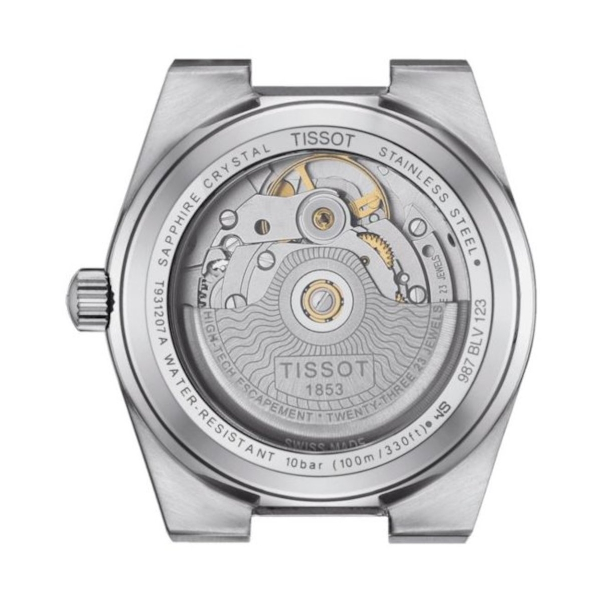 TISSOT PRX POWERMATIC 80 35MM STEEL AND 18K GOLD BEZEL