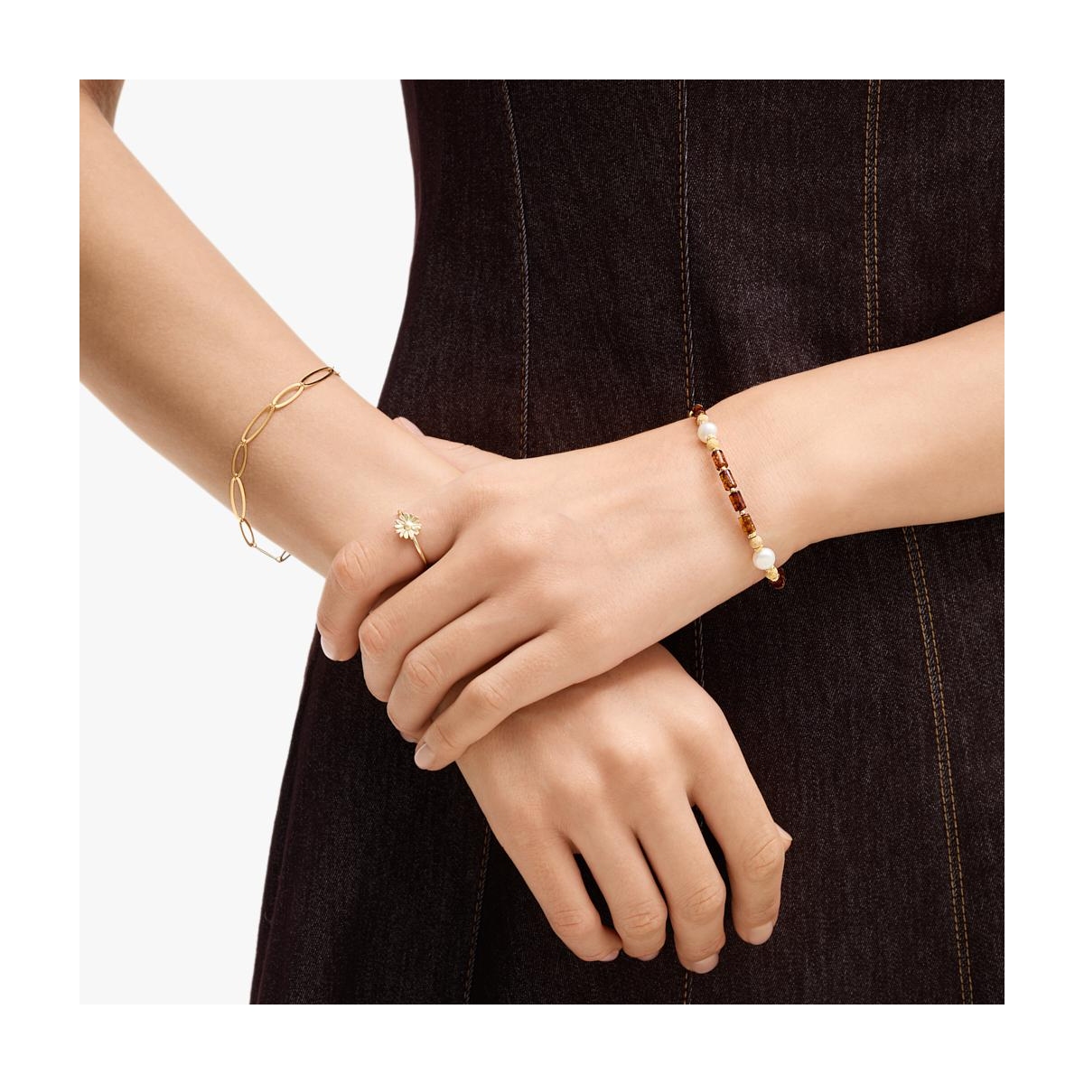 Pierścionek srebrny Follow