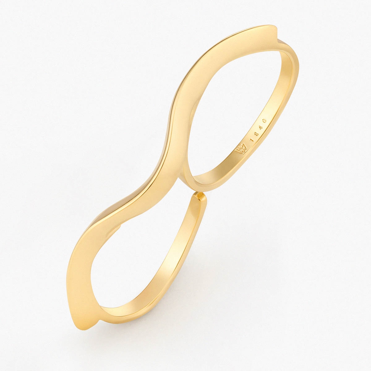 Pierścionek srebrny Follow