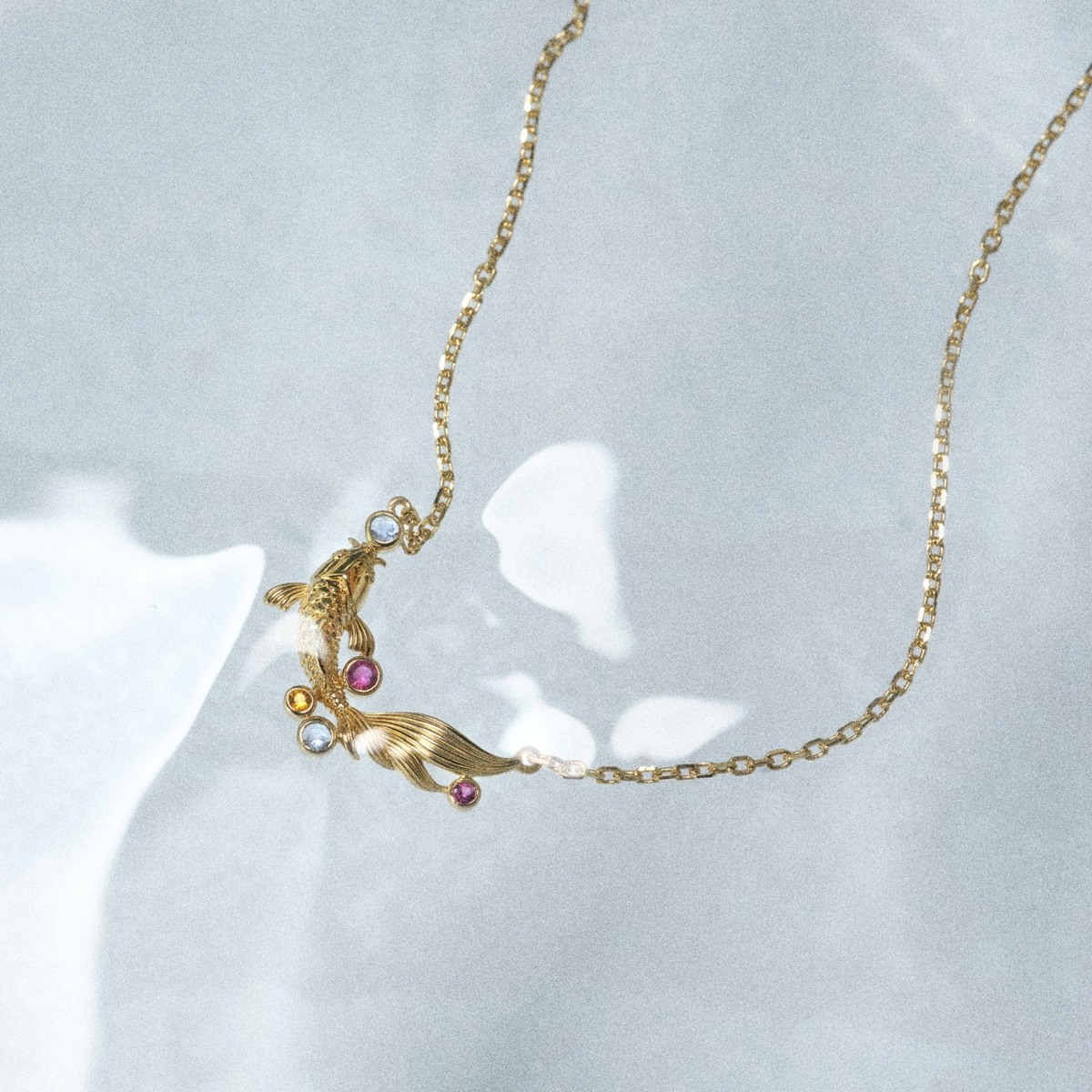 Naszyjnik srebrny KOI