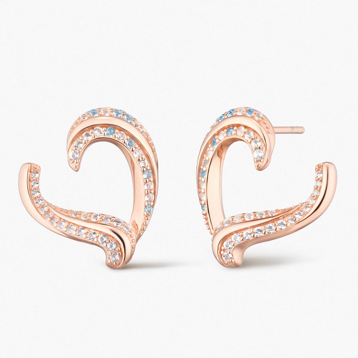 Kolczyki srebrne Balerina