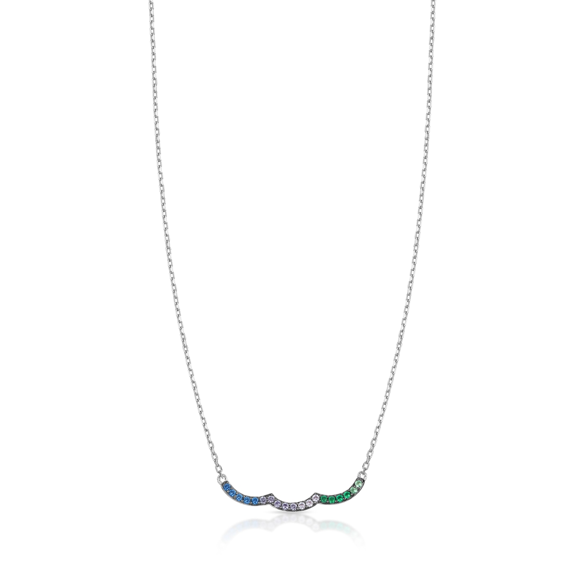 Naszyjnik srebrny Preludium