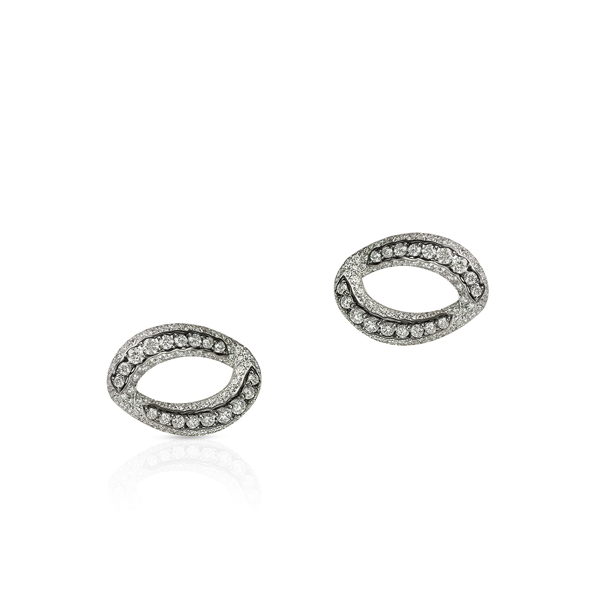 Kolczyki białe złoto Casato