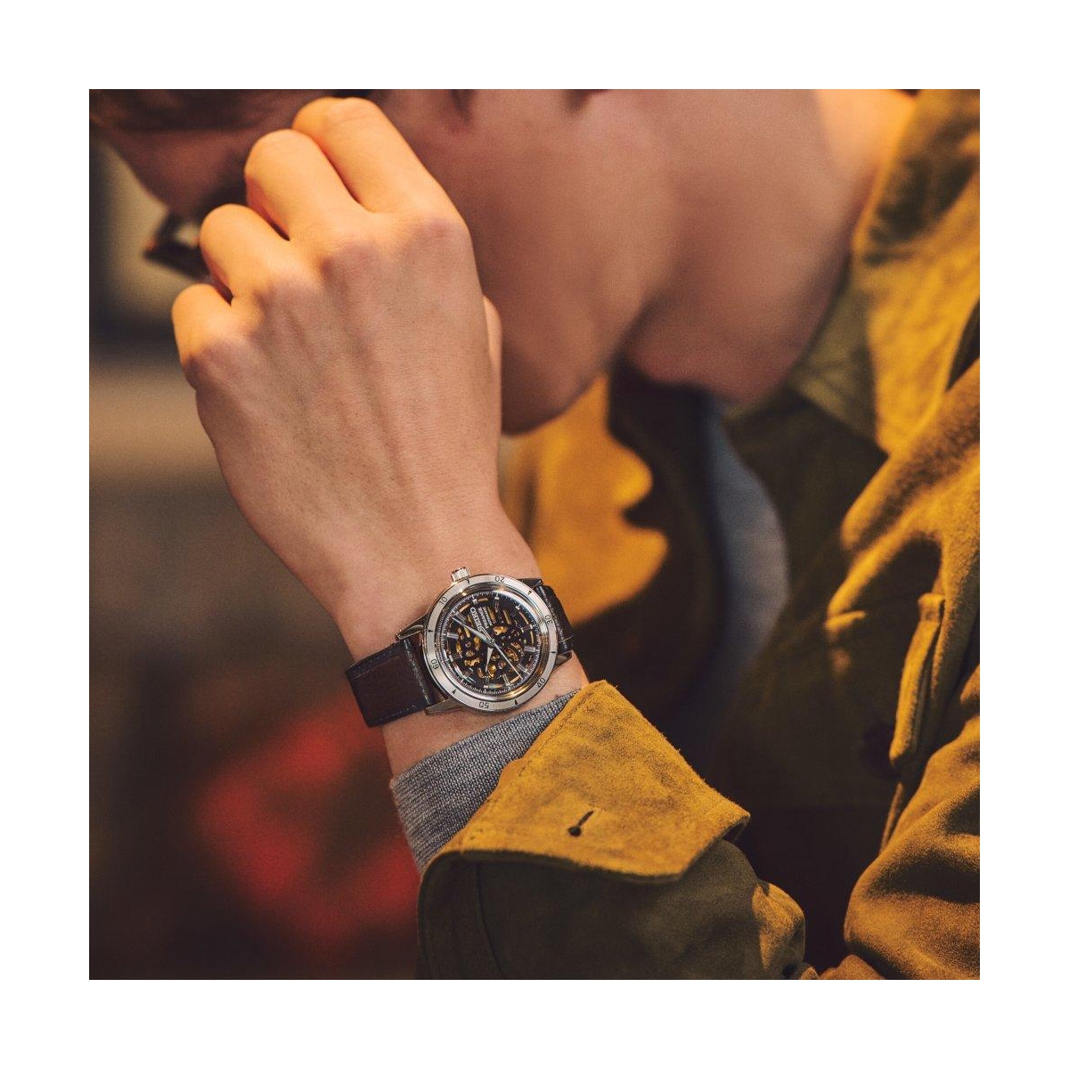 ZEGAREK SEIKO PRESAGE STYLE 60'S SKELETON AUTOMATIC