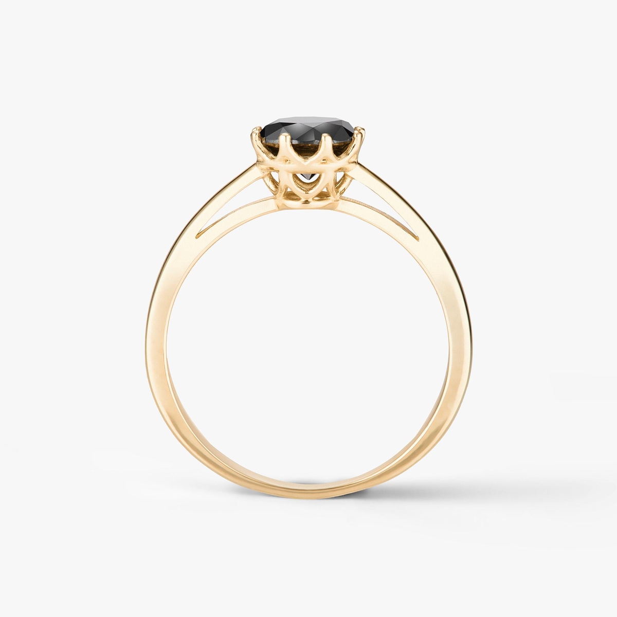 Pierścionek zaręczynowy złoty Tajemniczy