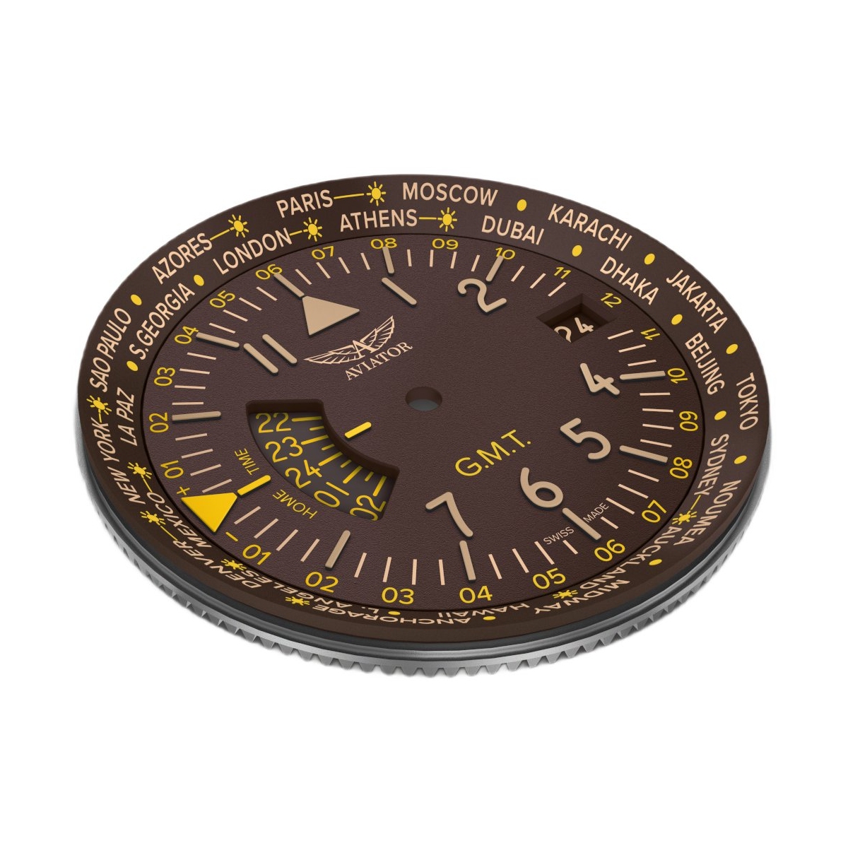 ZEGAREK AVIATOR AIRACOBRA GMT