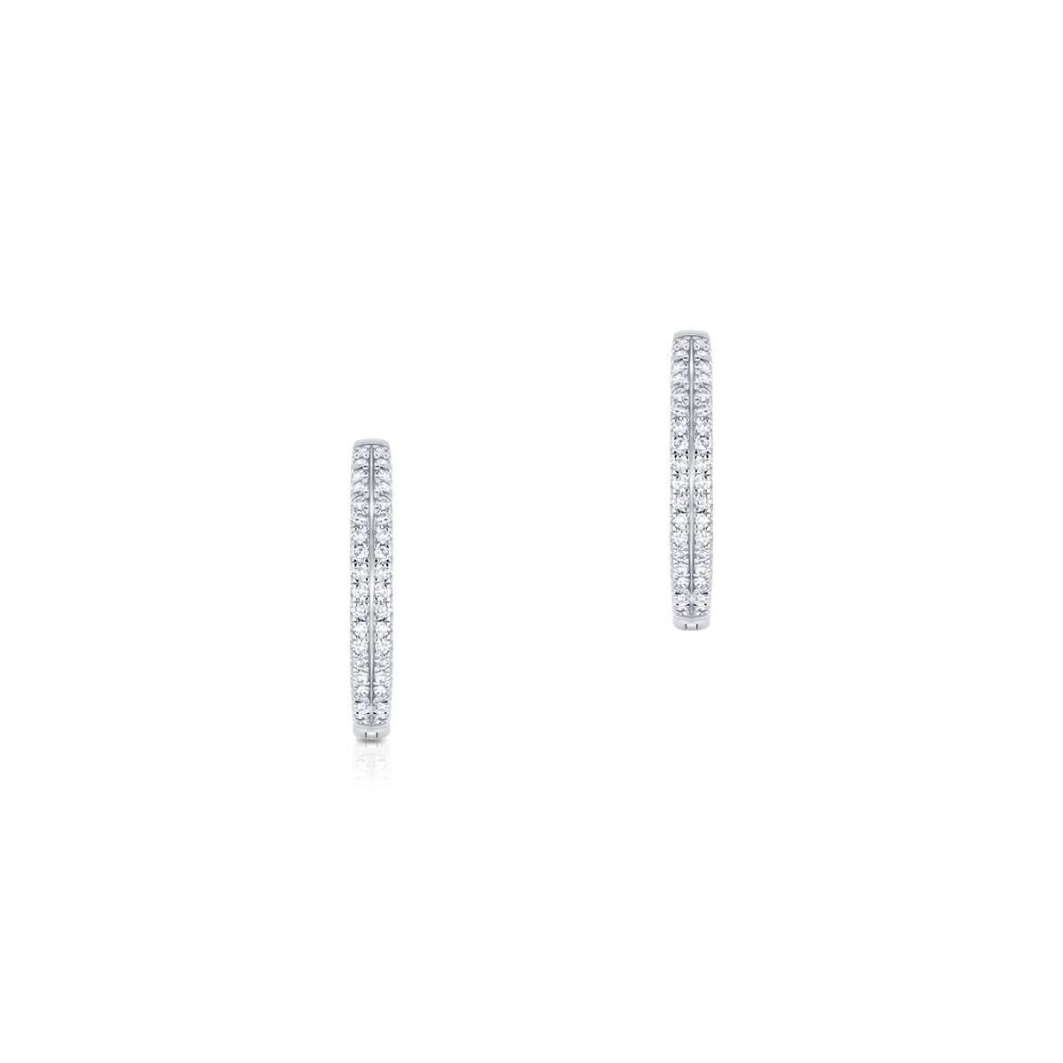 Kolczyki złote z diamentami