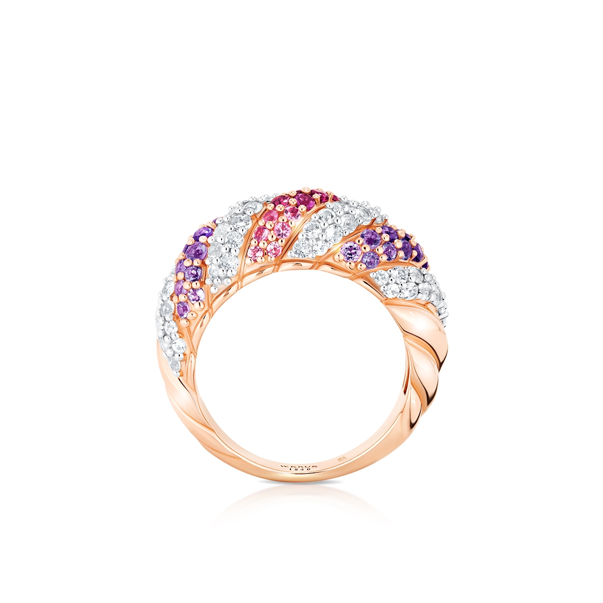 Pierścionek złoty Lunapark