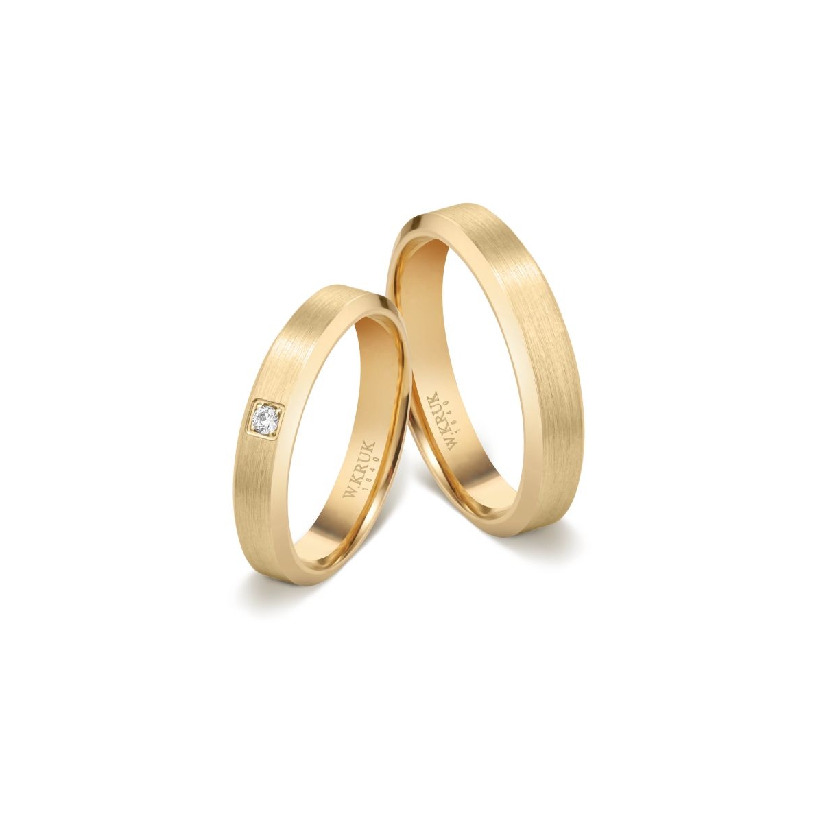 Obrączka złota Chamonix damska