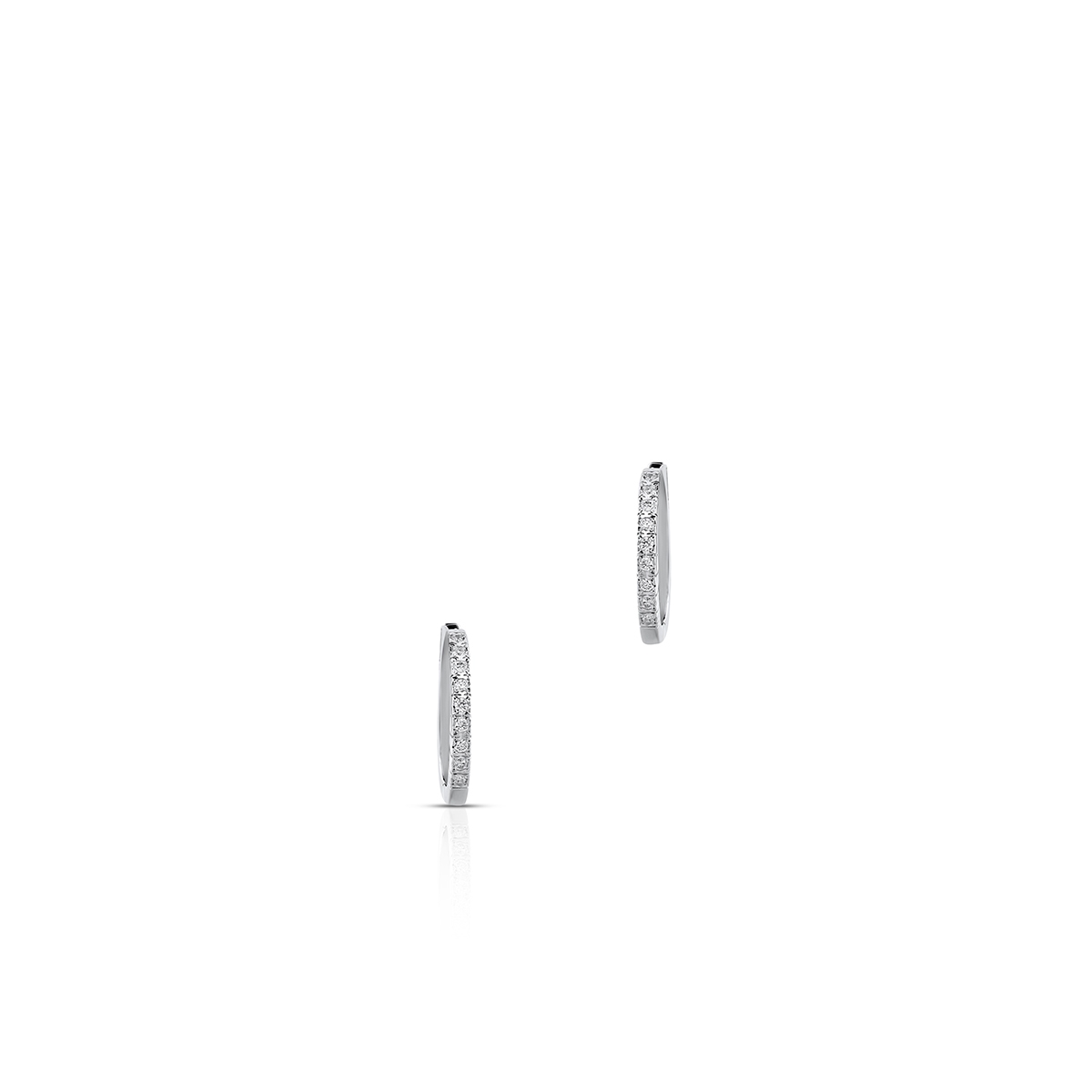 Kolczyki białe złoto RECARLO