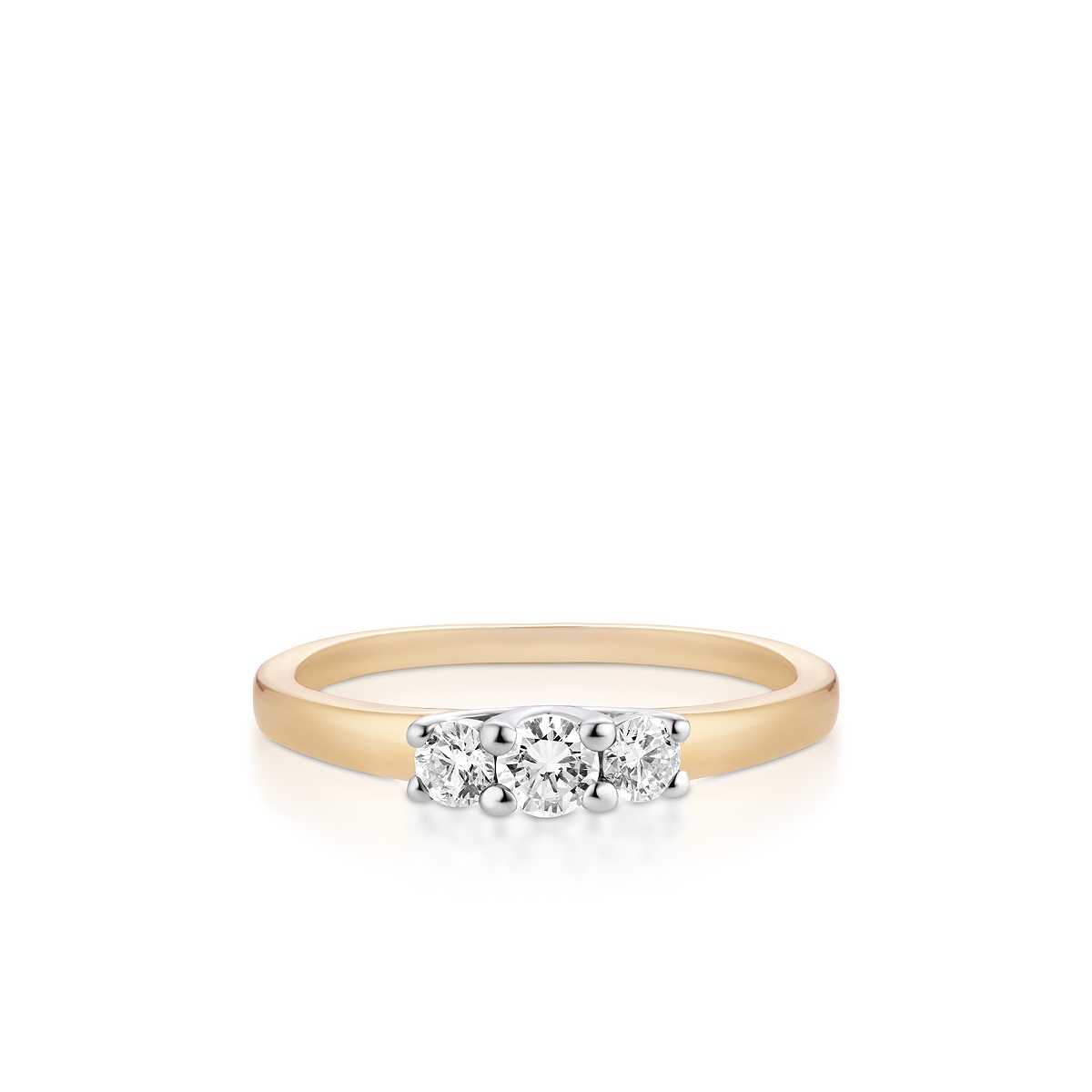 Pierścionek zaręczynowy złoty Wieczny