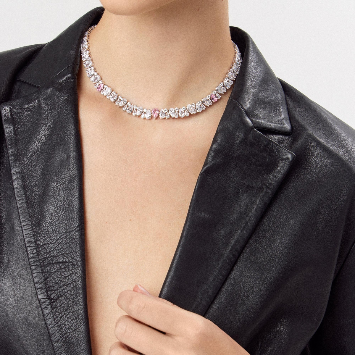 Naszyjnik srebrny z cyrkoniami Ceremonials