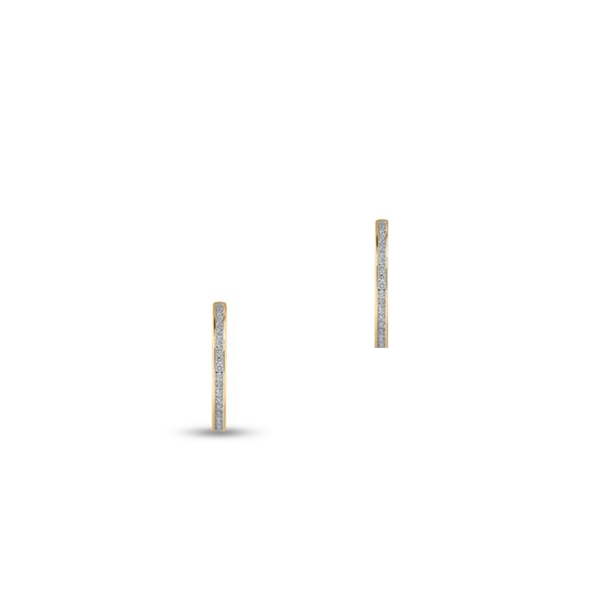 Kolczyki złote z brylantami