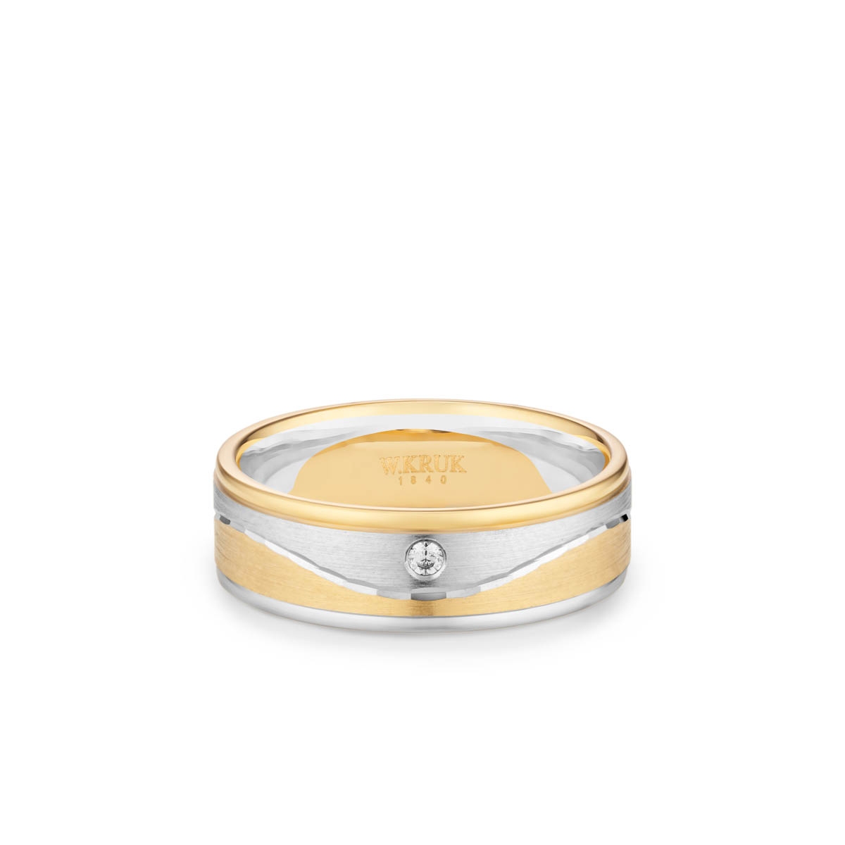 Obrączka złota RIVA damska