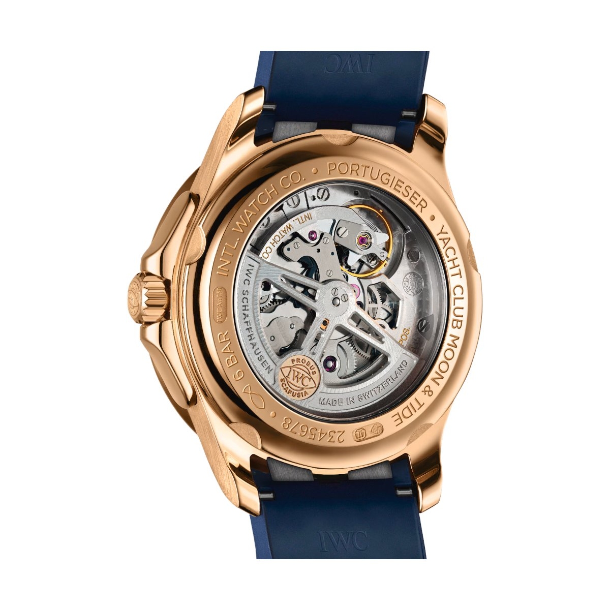 ZEGAREK IWC SCHAFFHAUSEN PORTUGIESER YACHT CLUB MOON & TIDE