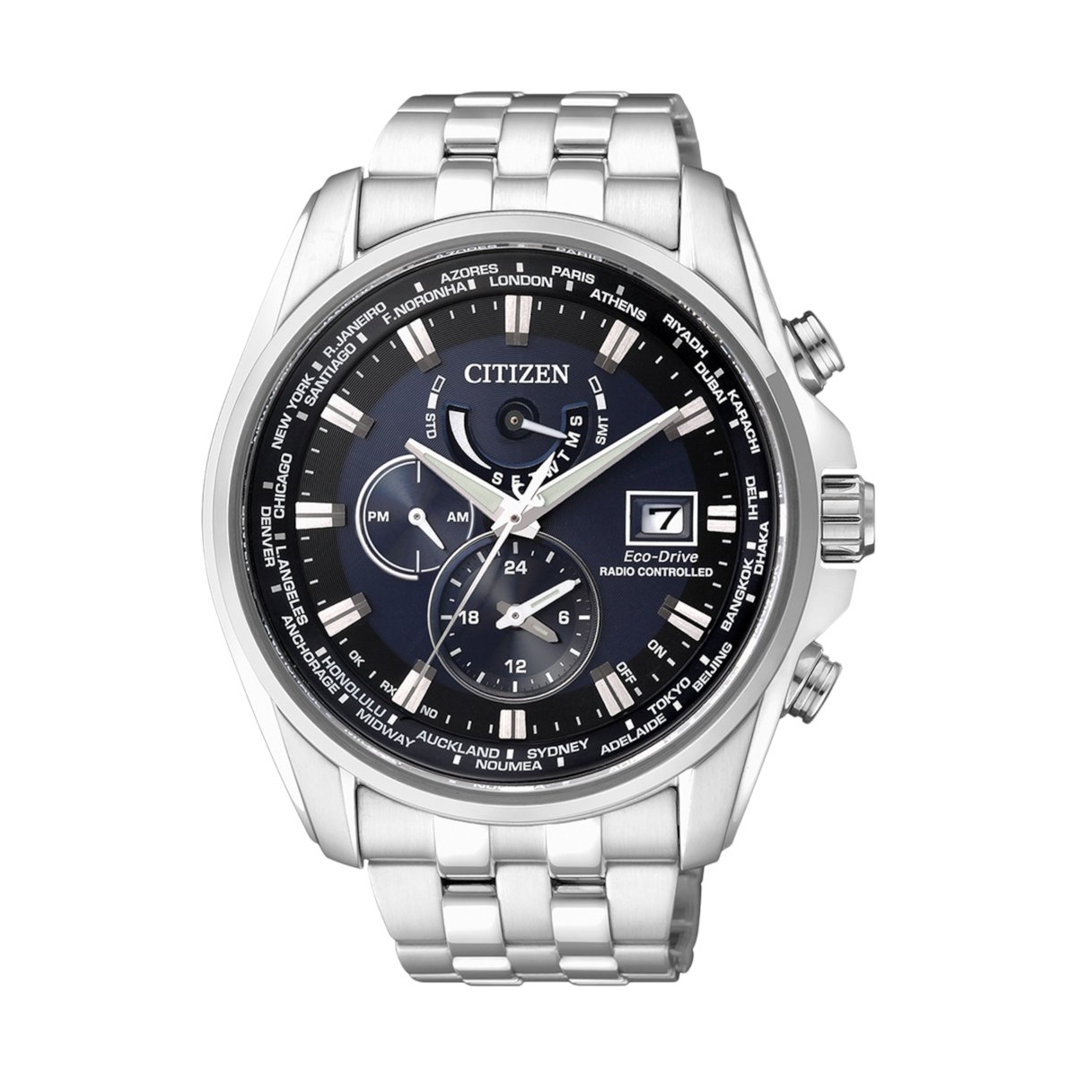 ZEGAREK CITIZEN RADIO CONTROLLED DUAL TIME