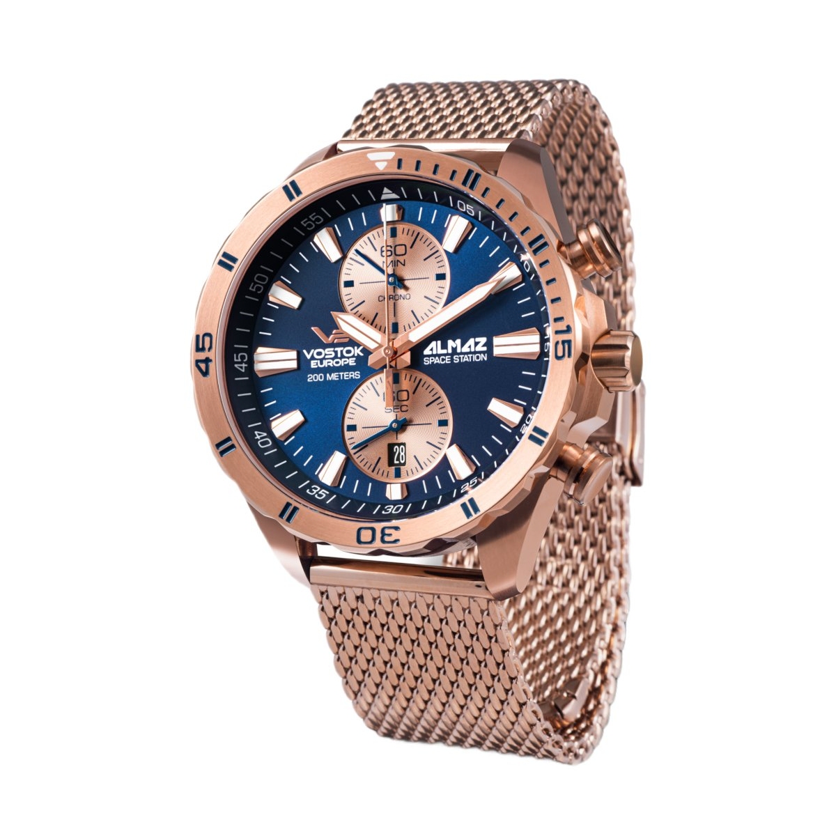 ZEGAREK VOSTOK EUROPE ALMAZ SPACE STATION CHRONO