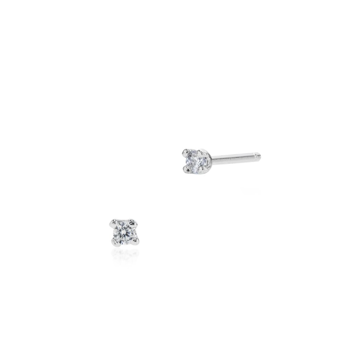 Kolczyki srebrne z cyrkoniami