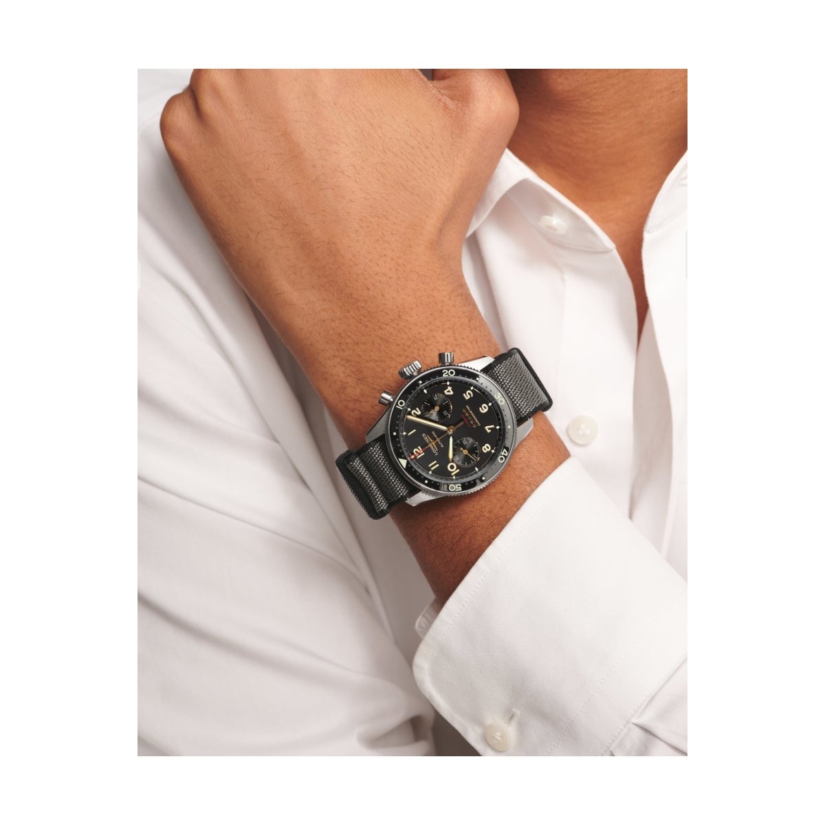 LONGINES SPIRIT FLYBACK TITANIUM