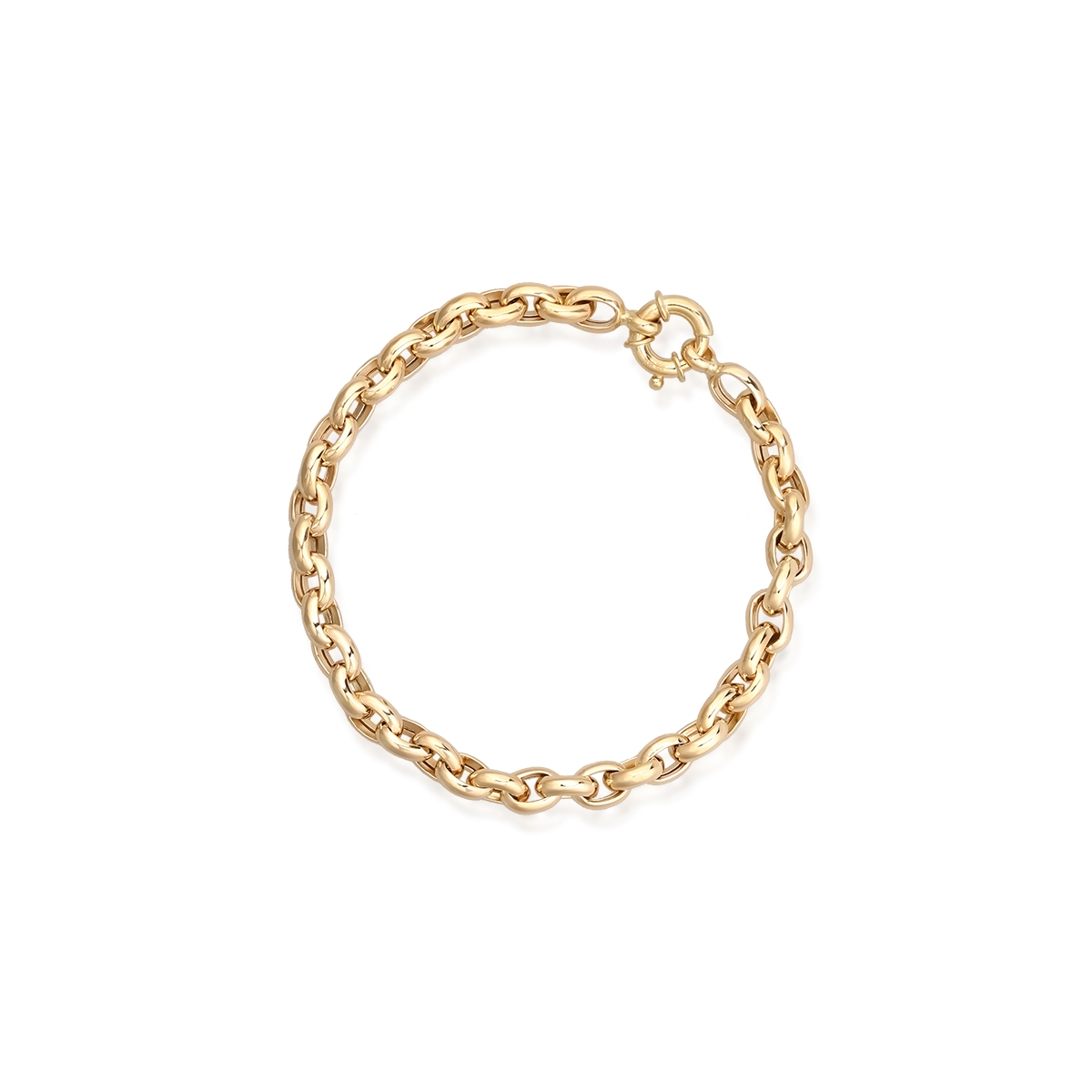 Bransoleta złota pancerka