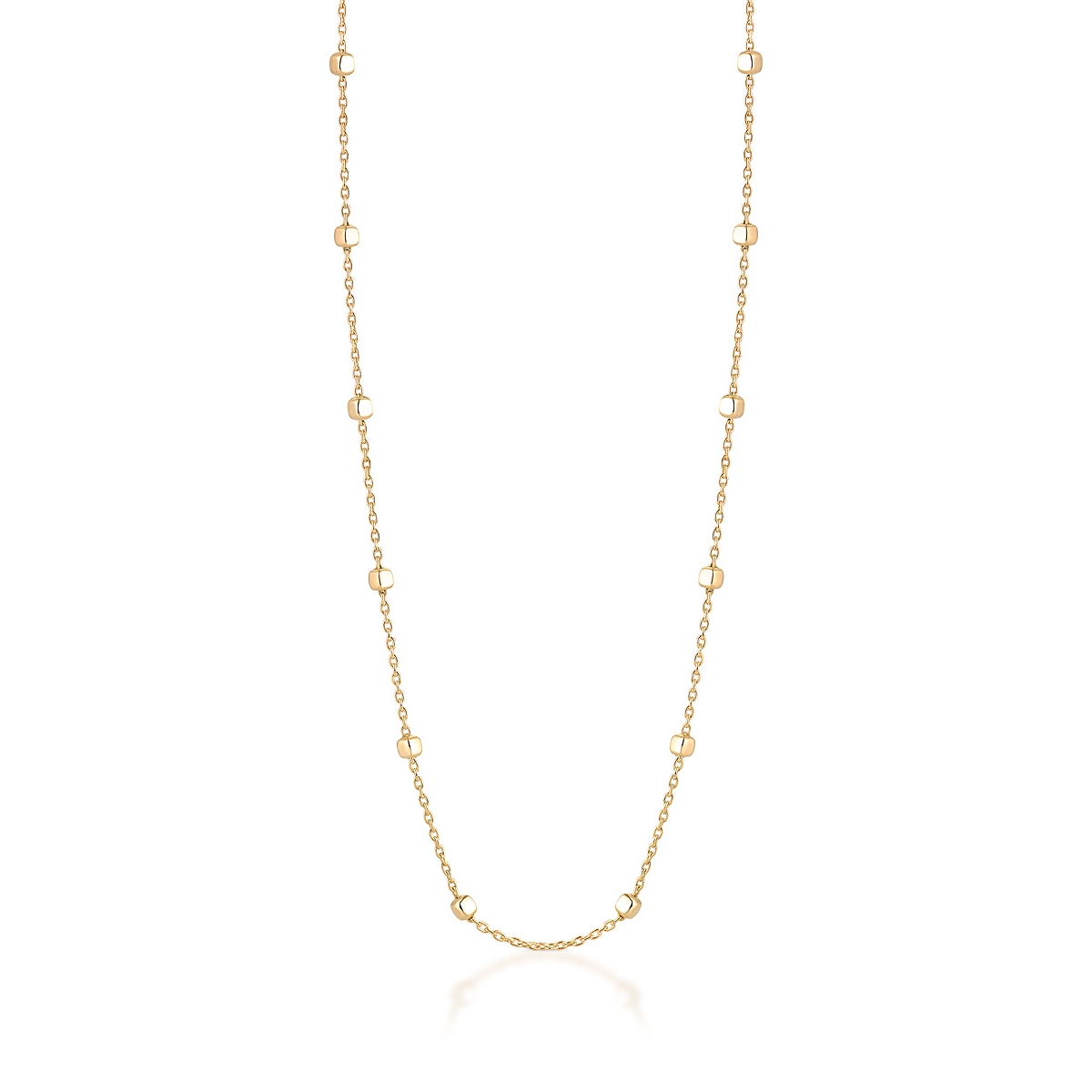 Naszyjnik srebrny pozłacany ażurowy