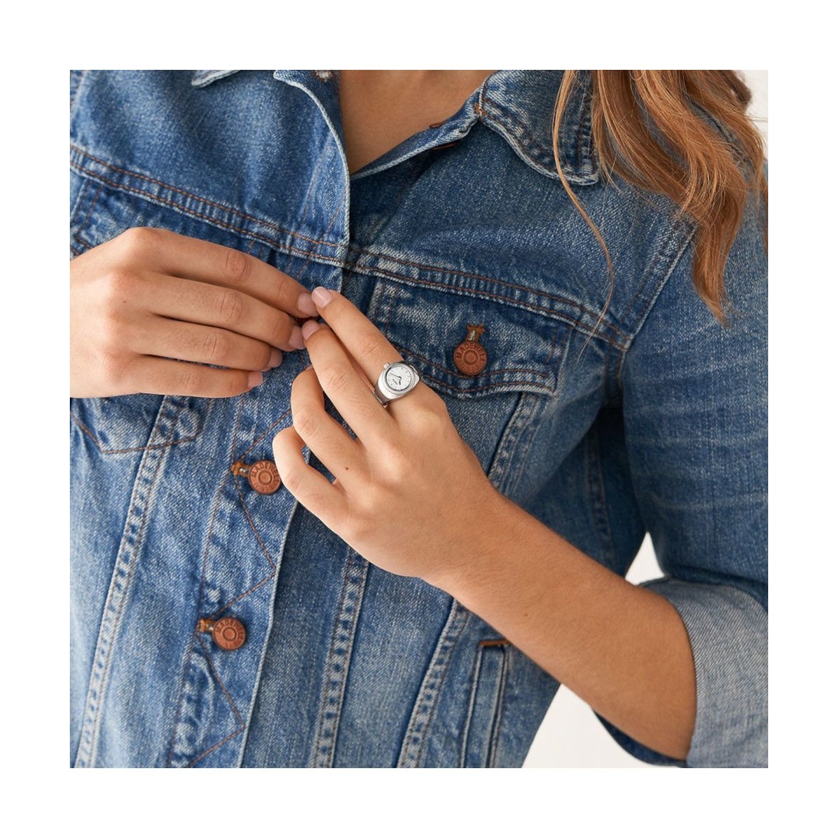 ZEGAREK FOSSIL WATCH RING