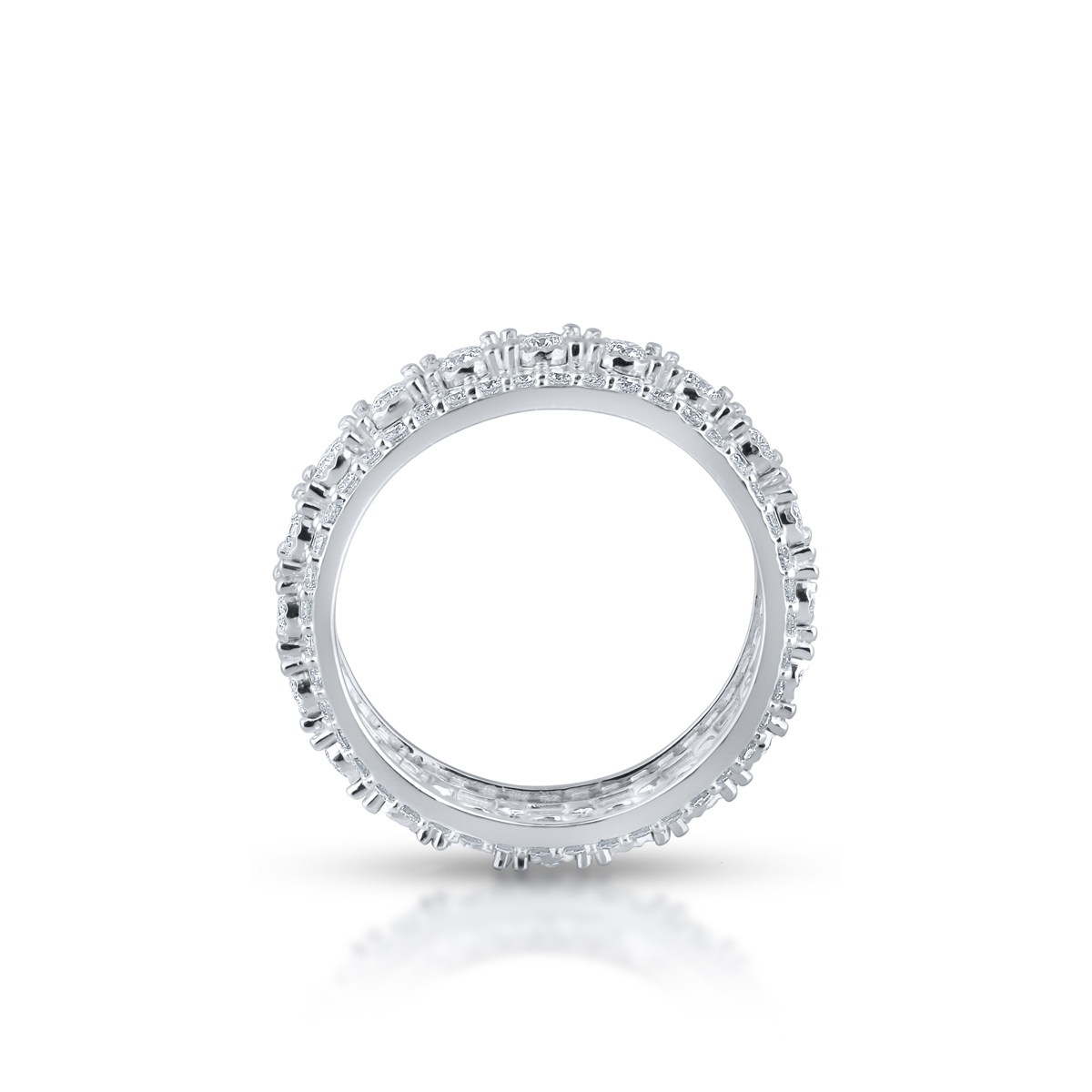 Pierścionek złoty z brylantami