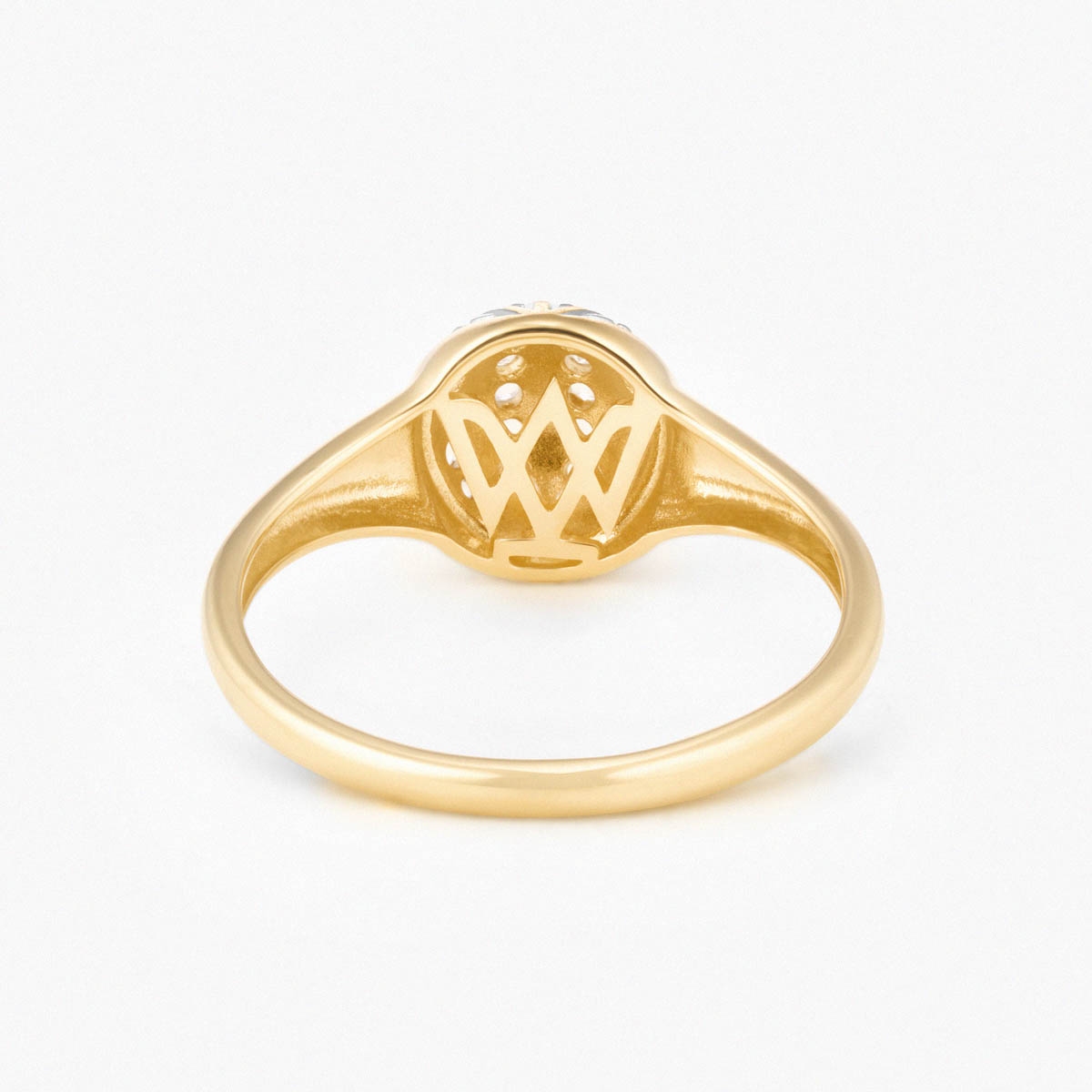 Pierścionek złoty Follow