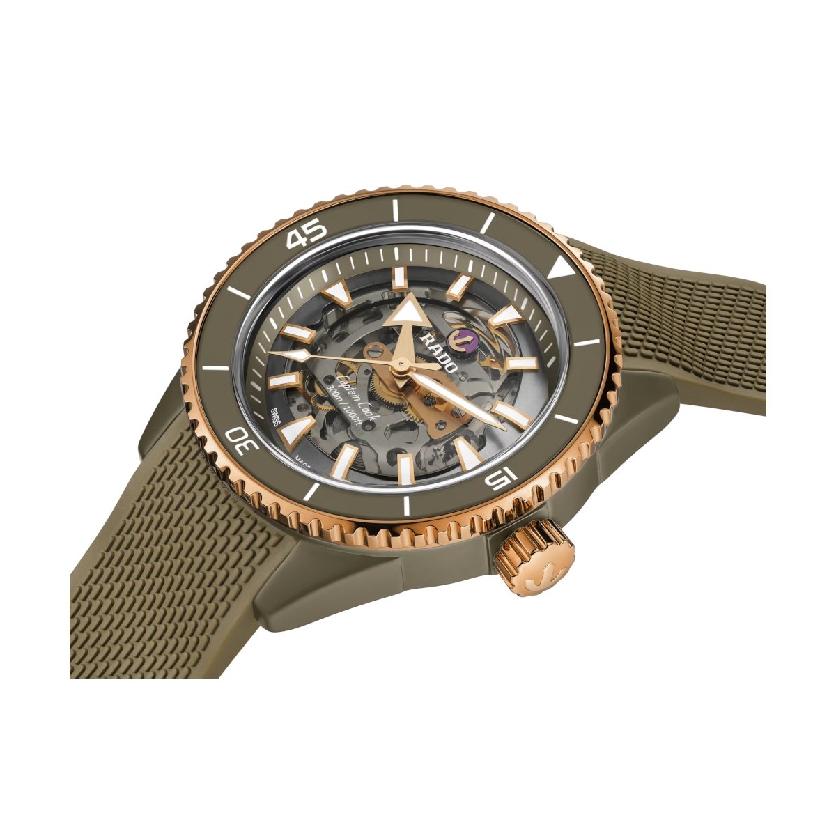 ZEGAREK RADO Captain Cook High-Tech Ceramic Skeleton