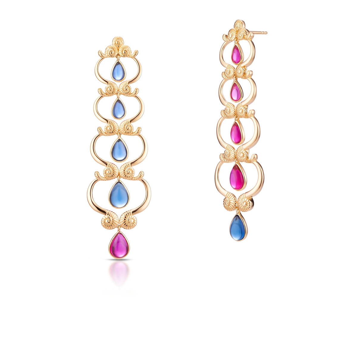 Kolczyki srebrne Imaginarium