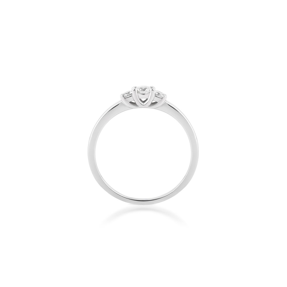 Pierścionek zaręczynowy złoty Wieczny