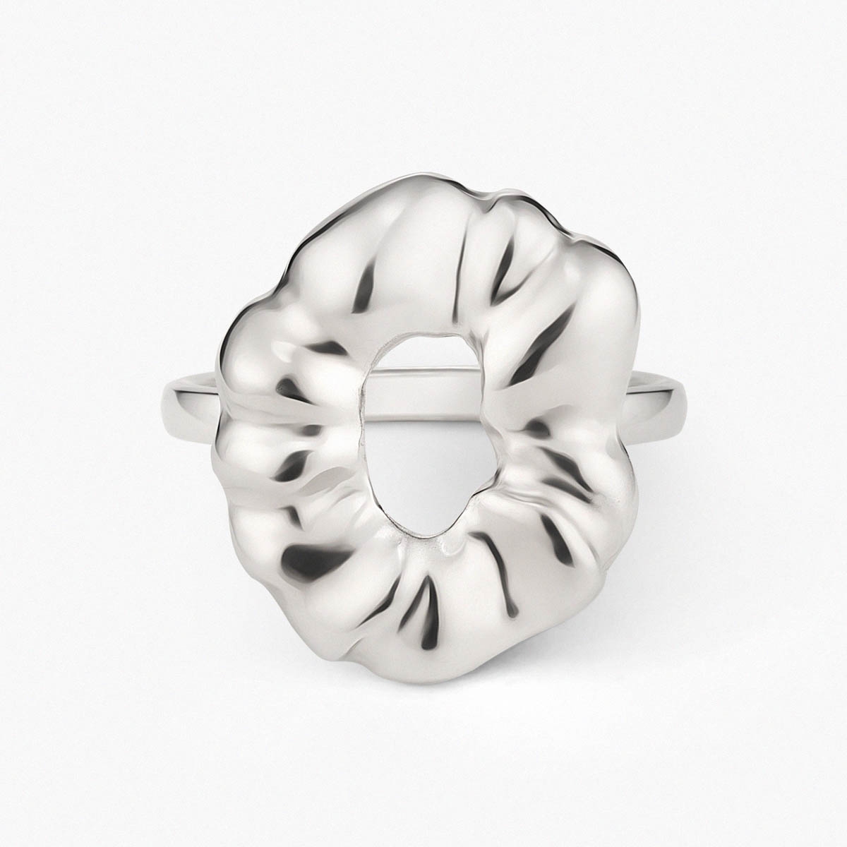 Pierścionek srebrny Follow