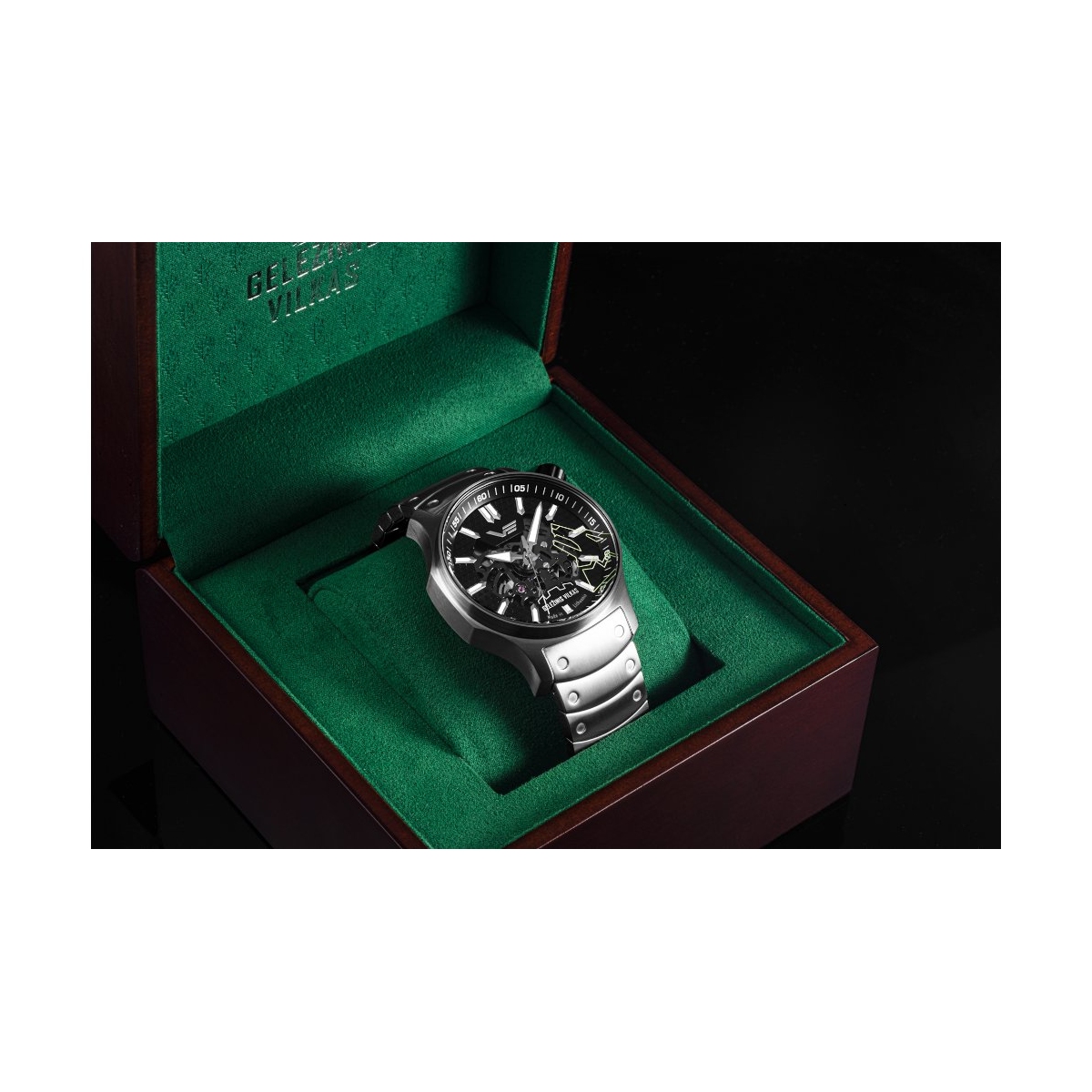 ZEGAREK VOSTOK EUROPE GELEŽINIS VILKAS "IRON WOLF" LIMITED EDITION