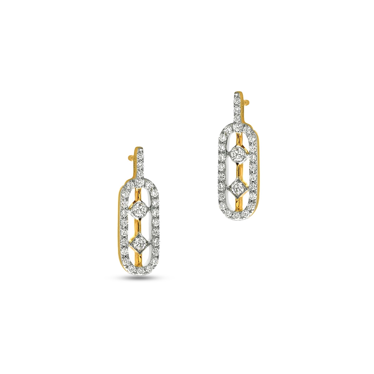 Kolczyki złote Hulchi Belluni