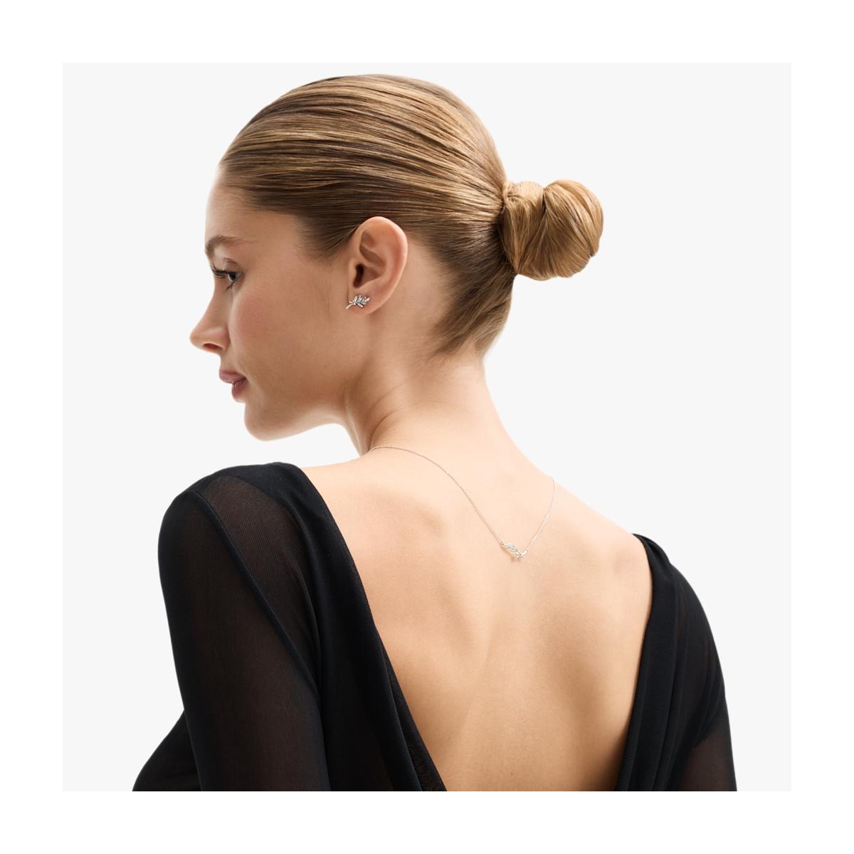 Naszyjnik srebrny z cyrkoniami