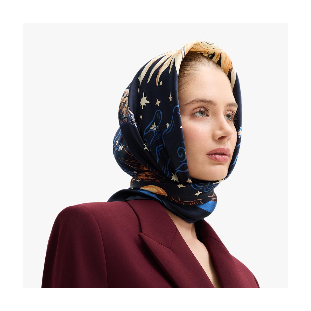 Chusta jedwabna Alchemia