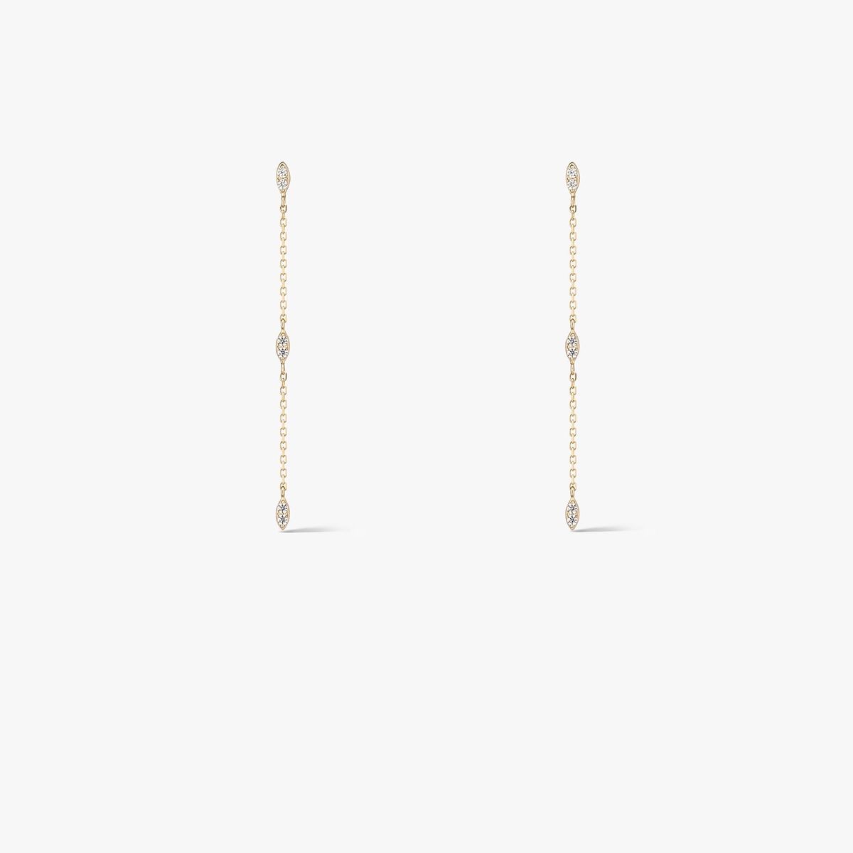 Kolczyki złote z cyrkoniami Ceremonials