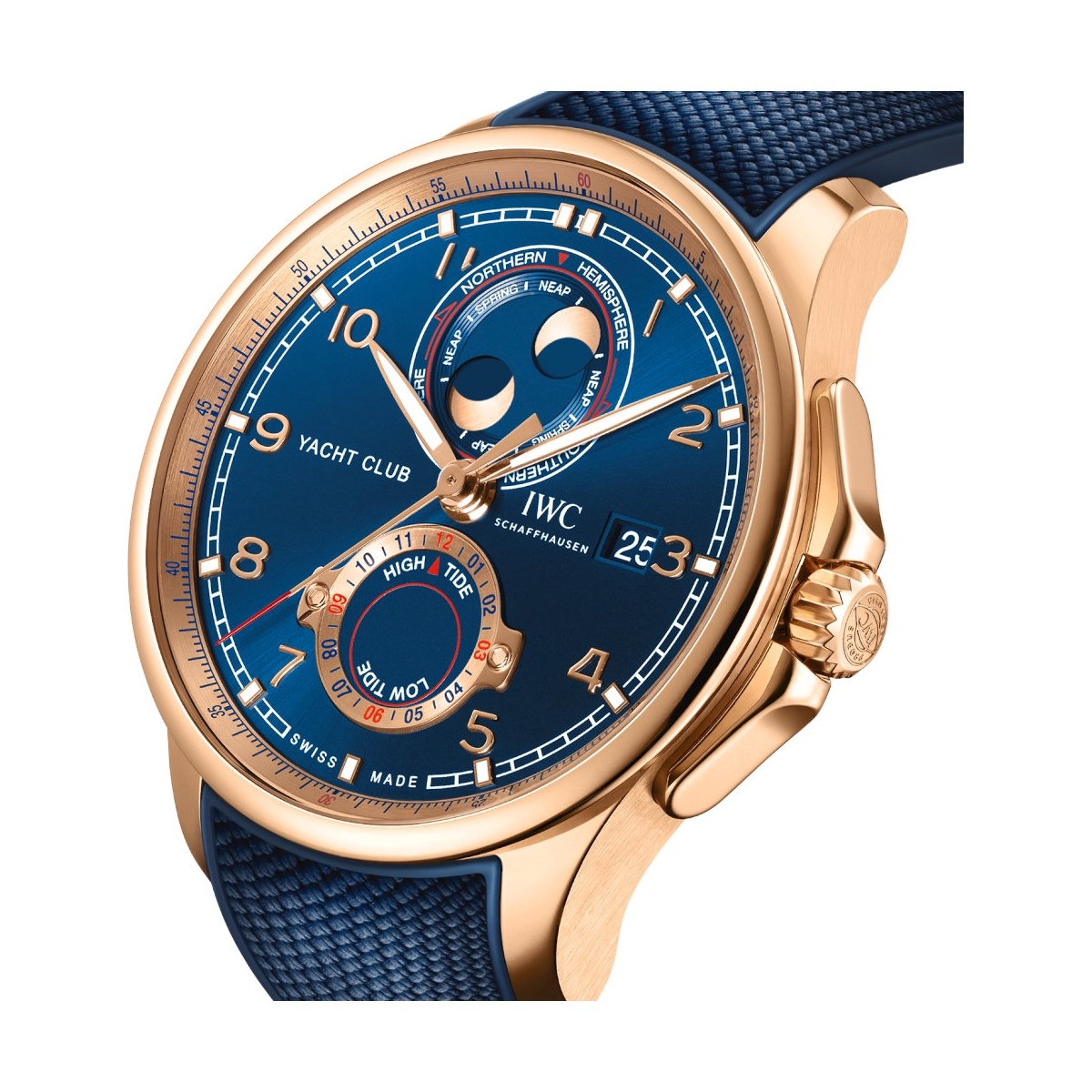 ZEGAREK IWC SCHAFFHAUSEN PORTUGIESER YACHT CLUB MOON & TIDE