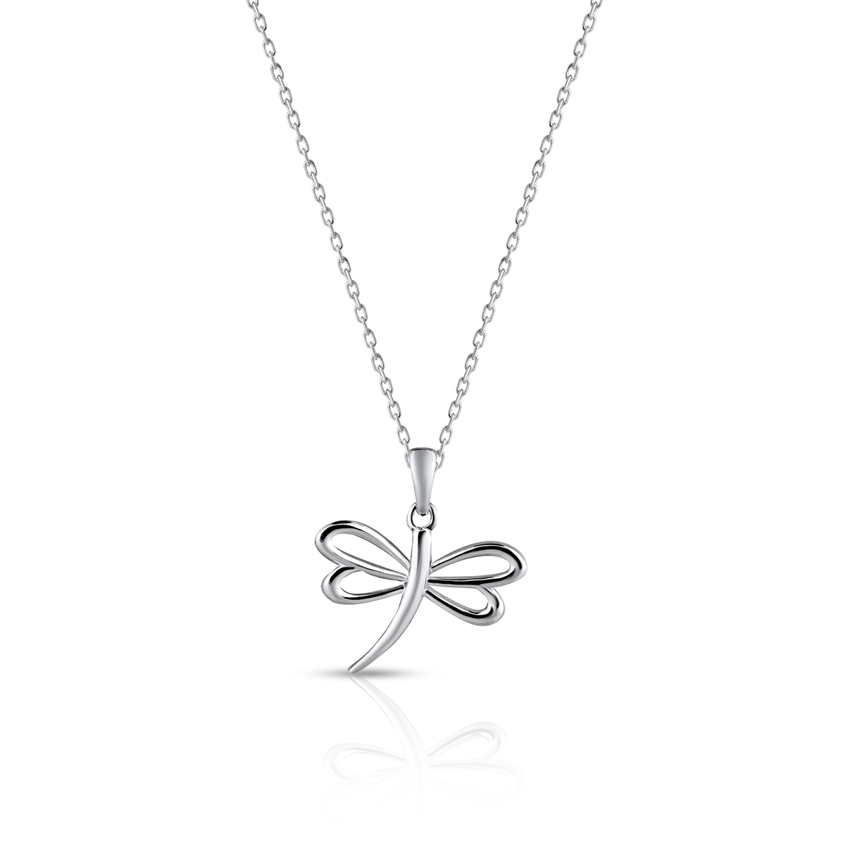 Wisiorek srebrny ważka