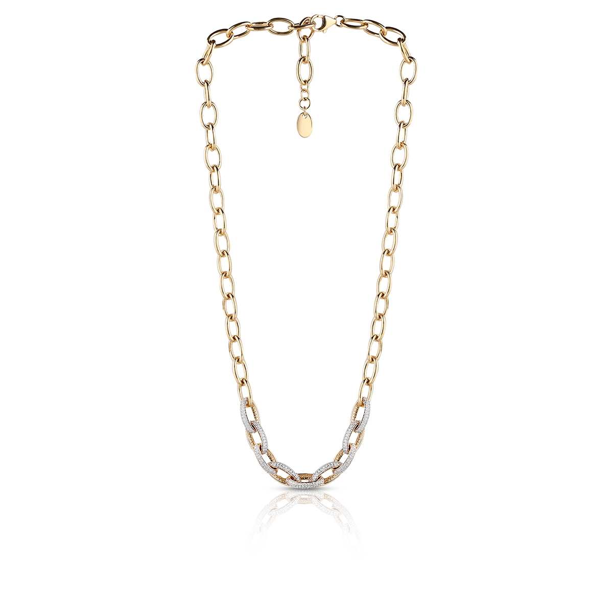 Naszyjnik złoty z brylantami W.KRUK